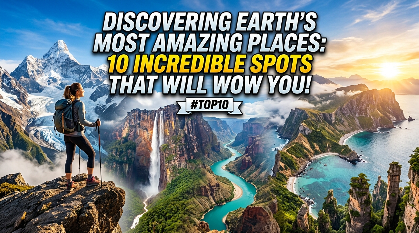 Discovering Earth’s Most Amazing Places: 10 Incredible Spots That Will Wow You