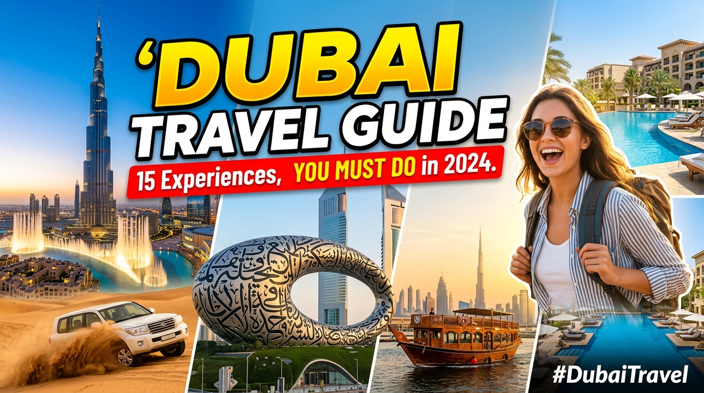 Dubai Travel Guide – 15 Experiences, YOU MUST DO in 2024. #DubaiTravel