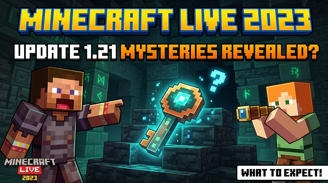 Revealing the Mysteries of Minecraft Live 2023: What to Expect in Update 1.21