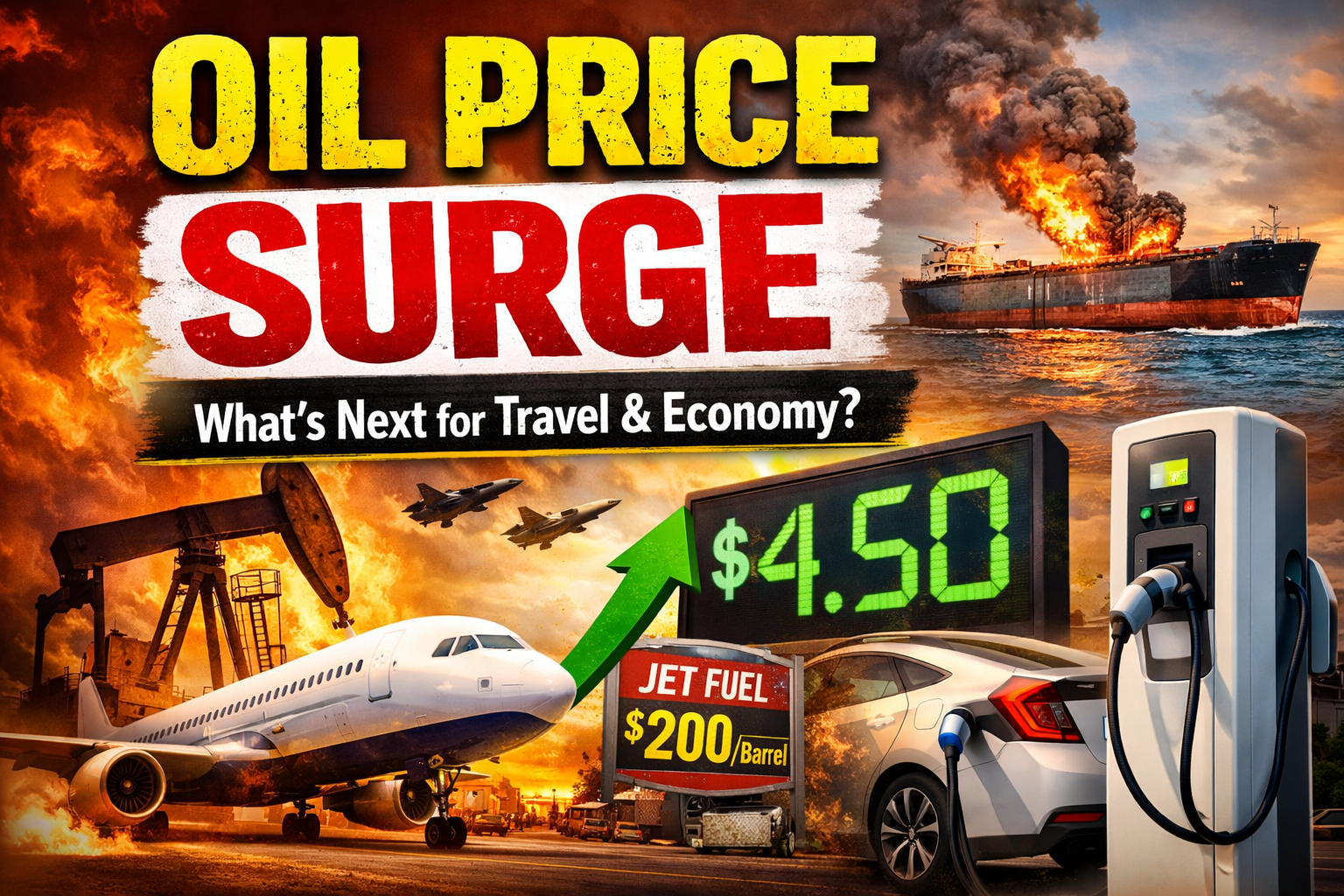 Oil Prices Crossing Limits: What It Means for Airlines, Travel & You